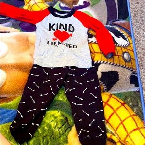 Toddler boy valentine outfit